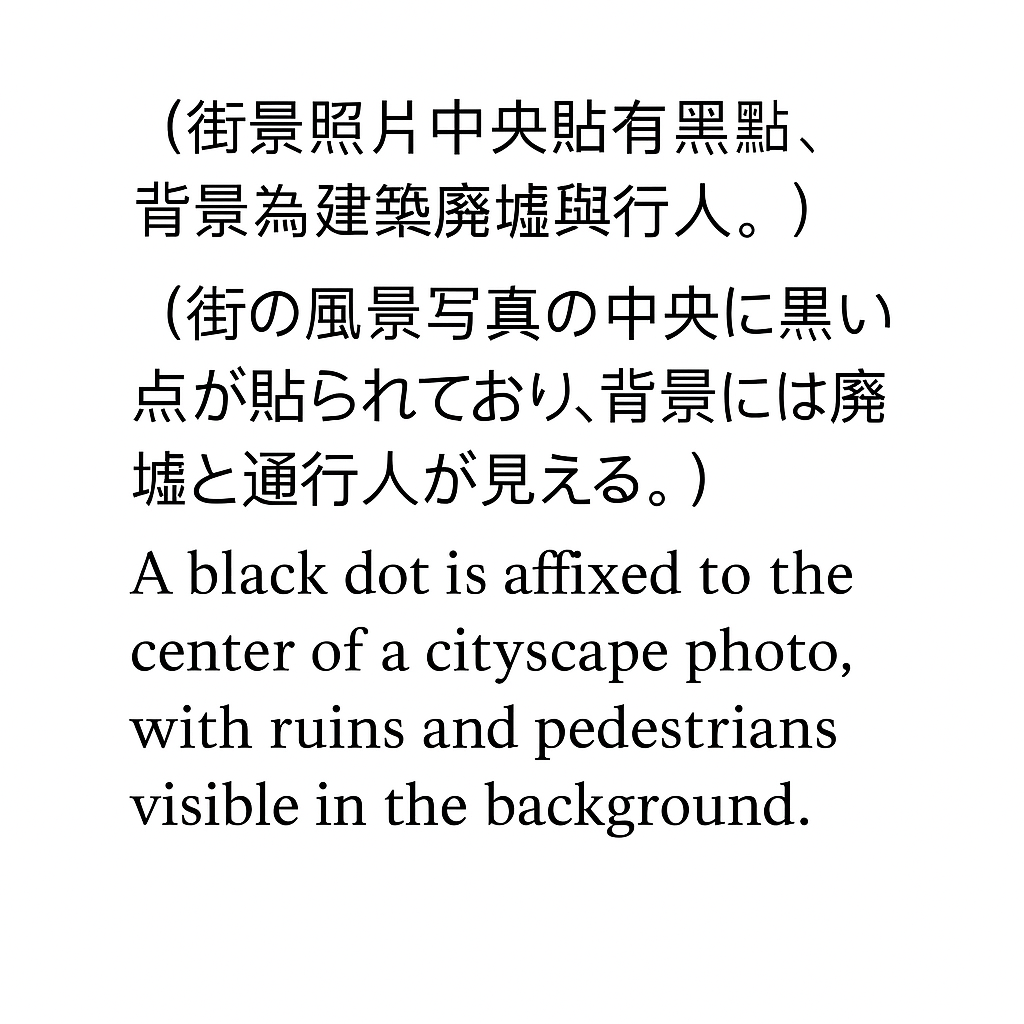 黑點 AI 敘述圖
